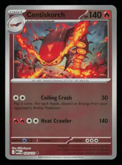 Centiskorch 030/132 Pokemon Mega Evolution Uncommon Near Mint REVERSE HOLO Card - Image 1