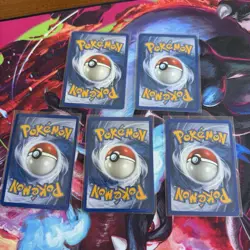 Pokemon TCG Vintage Common/Uncommon Reverse Holo Lot of 5 LP Cards - Image 2