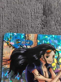 One Piece 2011 BANDAI BERRY MATCH IC ROBIN IC1 DIAMOND HOLO VINTAGE CARD PROMO - Image 3