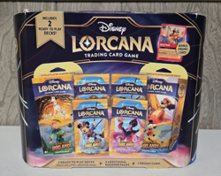 Disney Lorcana TCG, 2 Ready-to-Play Decks + 4 Additional Booster + 1 Promo Card - Image 1