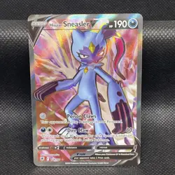 Hisuian Sneasler V 174/189 Astral Radiance NM Full Art Pokemon Card And Sneasel - Image 1