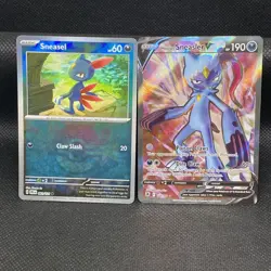 Hisuian Sneasler V 174/189 Astral Radiance NM Full Art Pokemon Card And Sneasel - Image 5
