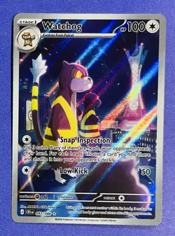 Pokemon WATCHDOG 97/86 Holo Chaos Rising Illustration Rare Card: *never played* - Image 3