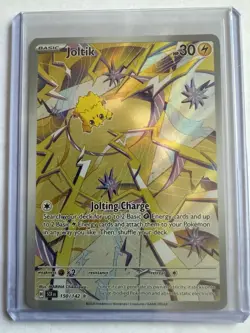 Pokemon TCG Joltik Card 150/142 Stellar Crown Illustration Rare NM Condition - Image 1
