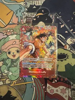 OP16-015 Monkey.D.Luffy SR Alt Art The Time To Battle One Piece TCG English Card - Image 1