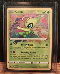 Pokemon Vivid Voltage Celebi Amazing Rare Foil Card 9/185 English - Image 1