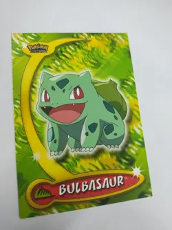 Nm/Lp Bulbasuar Pokemon Advanced Challenge Topps TCG Card 2004 #11 - Image 1