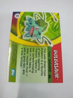 Nm/Lp Bulbasuar Pokemon Advanced Challenge Topps TCG Card 2004 #11 - Image 2