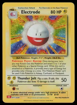 Electrode Holo Classic Collection Trading Card Game Classic 011/034 NM Pokemon - Image 1