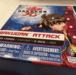 2008 LOT OF 2 BAKUGAN BATTLE BRAWLERS ATTACK Playing Card & Dice Game NEW NIB - Image 3