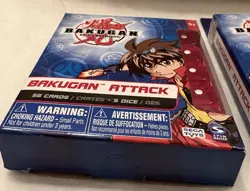2008 LOT OF 2 BAKUGAN BATTLE BRAWLERS ATTACK Playing Card & Dice Game NEW NIB - Image 4