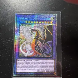 Yu-Gi-Oh Dragonlord Light and Darkness Ultra Rare Card 1st Edition Special Holo - Image 1