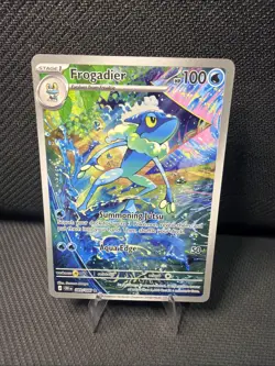 Frogadier Illustration Rare Full Art Holo Pokemon Card 089/086 English - Image 1