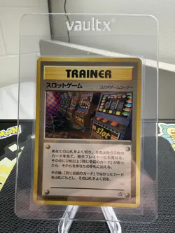 Pokemon TCG BANNED Japanese Trainer Slot Machine Playing Card LP💎 - Image 1