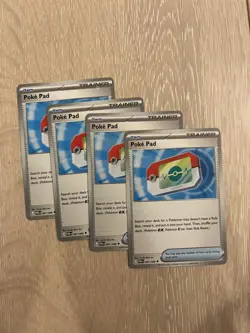 4x Poke Pad - Trainer Playset - Pokemon Card - 081/088 - Perfect Order - Image 1
