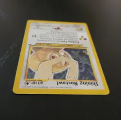 Shining Noctowl Pokemon Neo Destiny TCG Card Vintage 110/105 LP - Image 3