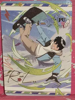 Rock Lee PU Naruto Kayou Series 2 NRSA02-PU-007L4 Post Card - Image 1