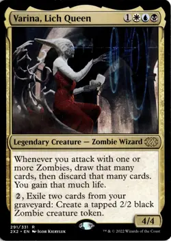 Varina, Lich Queen R Double Masters 2022 291 NM - Image 1