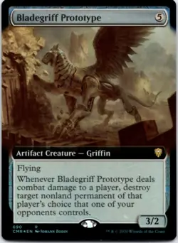 Bladegriff Prototype (Extended Art)(Foil) Commander Legends,690 NM - Image 1