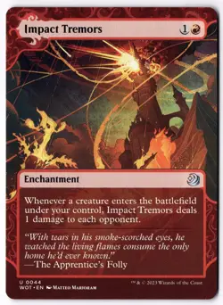 Impact Tremors WOT 44 Magic: The Gathering UC NM - Image 1