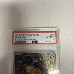 2023 POKEMON PAL EN-PALDEA EVOLVED ILLUSTRATION RARE #203 MAGIKARP PSA 10 - Image 2
