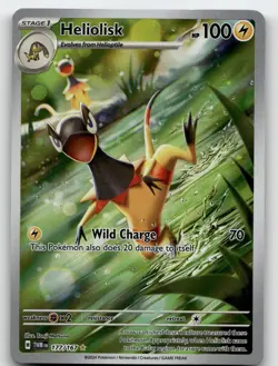 HELIOLISK 177/167 ILLUSTRATION RARE TWILIGHT MASQUERADE POKEMON NEAR MINT - Image 2