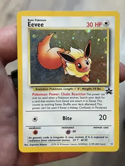 Pokemon Eevee Holo Wizards Of The Coast Black Star Promo 11 2000 - Image 1