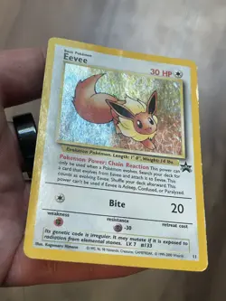 Pokemon Eevee Holo Wizards Of The Coast Black Star Promo 11 2000 - Image 2