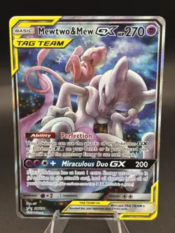 The Pokemon Company Pokemon TCG Mewtwo & Mew GX SM191 TAG TEAM Holo Promo 270 HP - Image 1