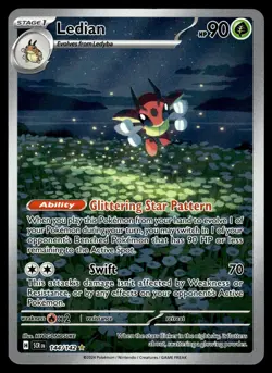 Ledian 144/142 Illustration Rare Stellar Crown Pokemon Near Mint - Image 1