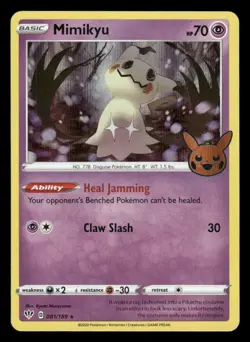 Mimikyu 081/189 Holo Promo Trick or Trade BOOster Pokemon NM/M - Image 1