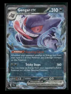Gengar ex 104/162 Temporal Forces NM/M Pokemon - Image 1