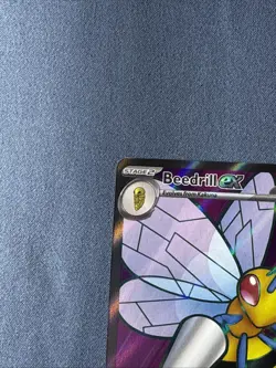 Beedrill ex 98/86 Full Art Double Ultra Rare Pokemon Chaos Rising ME04 English - Image 2