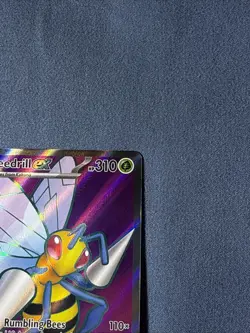 Beedrill ex 98/86 Full Art Double Ultra Rare Pokemon Chaos Rising ME04 English - Image 3