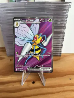 Beedrill ex 098/086 Mega Evolutions - Chaos Rising Pokemon TCG - Image 1