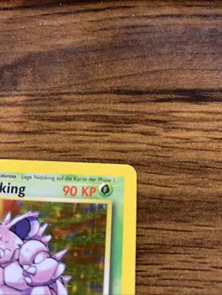 Pokemon TCG Nidoking Holo 11/102 Base Set Unlimited Holo Rare, German Edition - Image 3