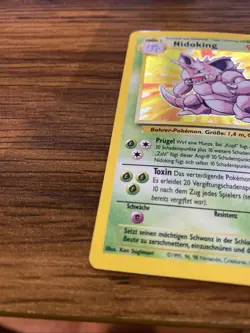 Pokemon TCG Nidoking Holo 11/102 Base Set Unlimited Holo Rare, German Edition - Image 4