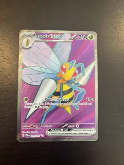 Pokemon Chaos Rising CRI 098/086 - Beedrill EX - Ultra Rare Holo - Image 1