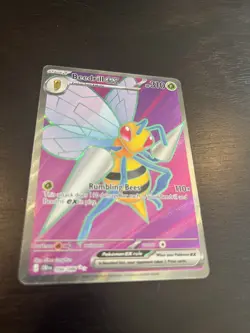 Pokemon Chaos Rising CRI 098/086 - Beedrill EX - Ultra Rare Holo - Image 2