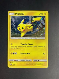 Pokemon - Pikachu (SM81) Promo Holo Near Mint - Image 1