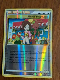 The Pokemon Company Flower Shop Lady 74/90 Undaunted Reverse Holo Uncommon ENG - Image 1