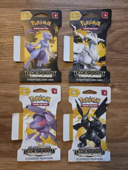 EMPTY POKEMON LEGENDARY TREASURES SLEEVED PACKS - Image 1
