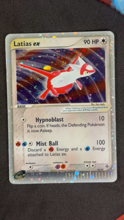 *2 SWIRLS* Pokemon Latias ex 93/97 EX Dragon 2003 Clean Holo Vintage MP - Image 2