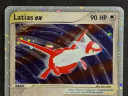 *2 SWIRLS* Pokemon Latias ex 93/97 EX Dragon 2003 Clean Holo Vintage MP - Image 5