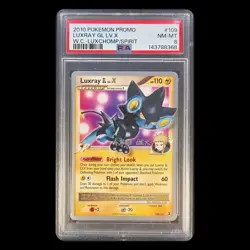 2010 Pokemon Promo Luxary Gl Lv. X World Championship Luxchomp Spirit #109 PSA 8 - Image 1