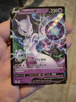 Mewtwo V 030/078 Pokemon GO Holo NM - Image 1