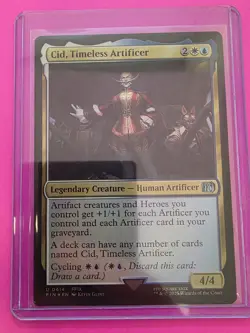 Cid, Timeless Artificer (0414) #414 (Foil) (NM) Final Fantasy FIN Magic MTG - Image 1