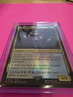 Cid, Timeless Artificer (0414) #414 (Foil) (NM) Final Fantasy FIN Magic MTG - Image 3