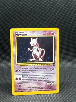 Mewtwo 010/130 Base Set 2 Holo HP Pokemon TCG - Image 1