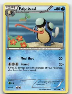 PALPITOAD 41/113 UNCOMMON LEGENDARY TREASURES POKEMON LIGHTLY PLAYED - Image 1